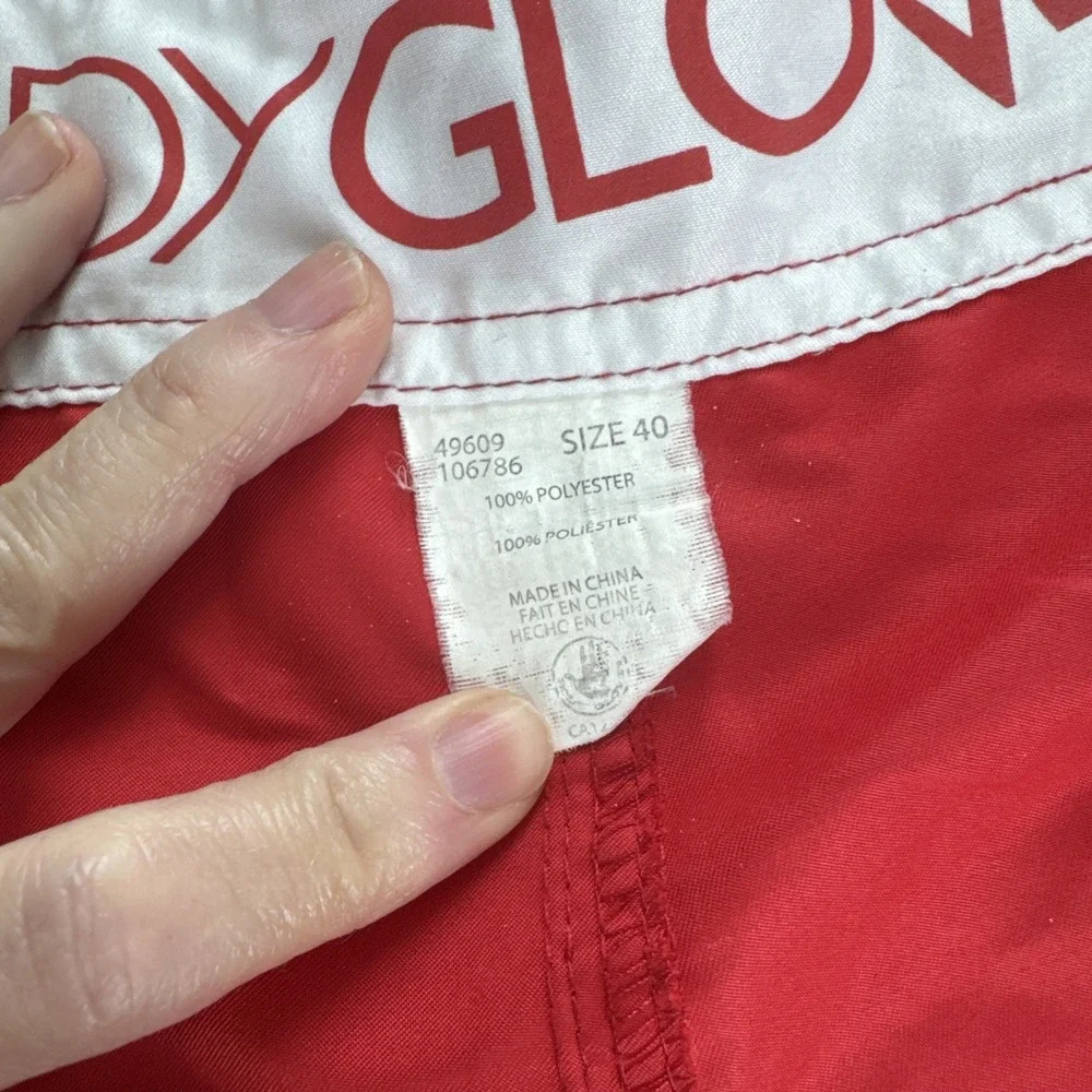 Body Glove Men's‎ Board Shorts Swim Trunks Size 40 Red Drawstring Waist